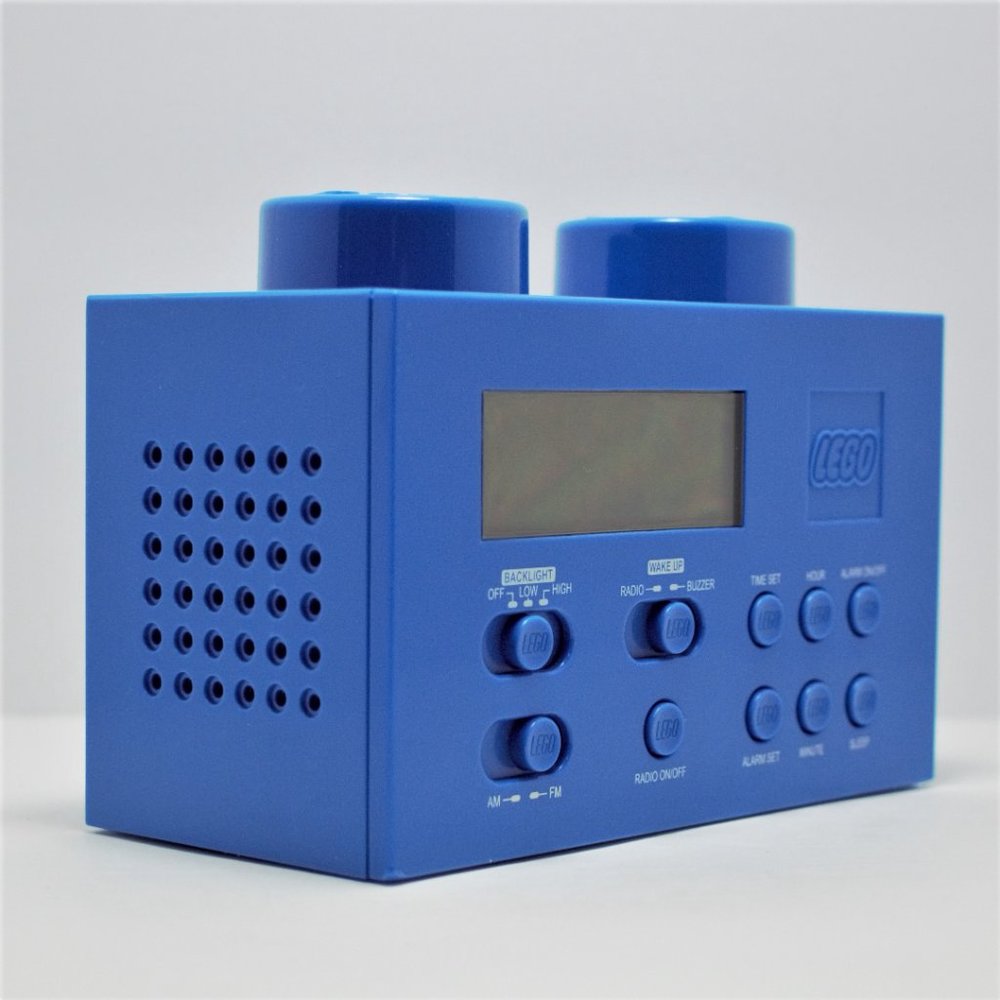 LEGO Brick Portable Digital Alarm Clock/RadioAM/FM